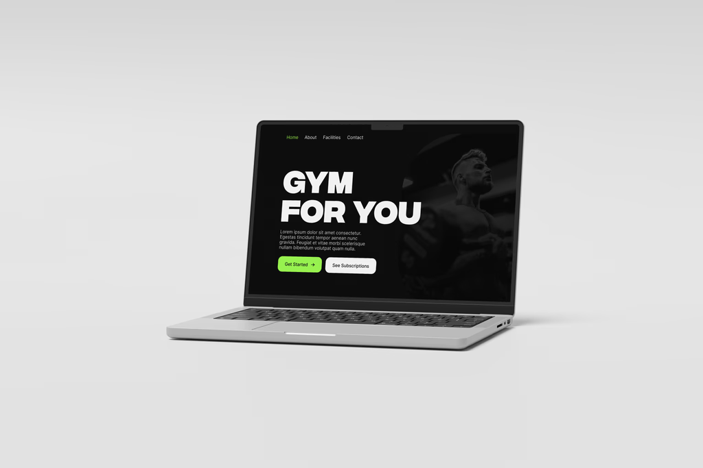 Gym Website design